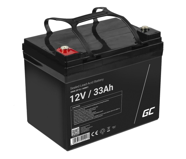 Green Cell Akumulator AGM VRLA  12V 33Ah - 547936 - zdjęcie